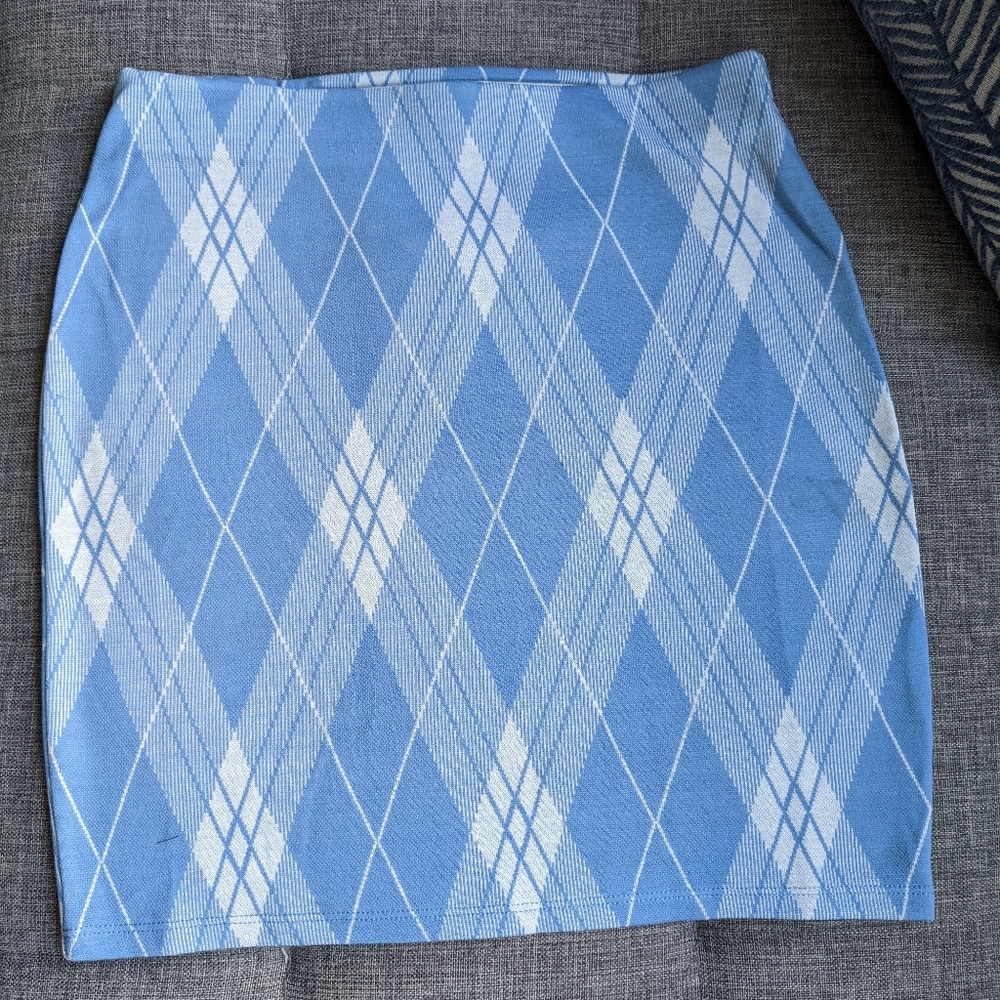 Blue skirt